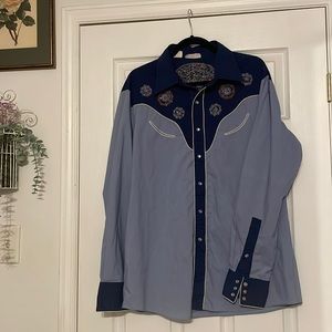 COPY - 1970s ‘Rocking K Ranchwear’ Western Cowboy Shirt
